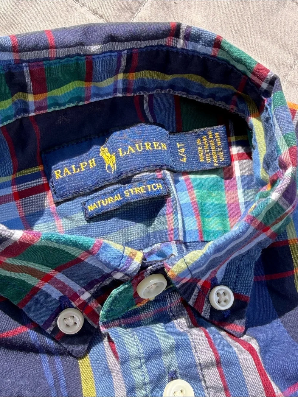 Ralph Lauren this plaid